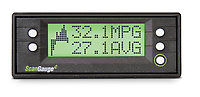 ScanGaugeE showing the built-in Fuel Effeciency Screen